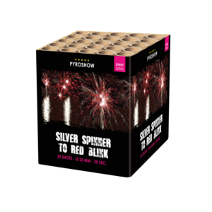 Silver Spinner to Red Blink w. Blue Stars, Green Blink w. Purple Stars, Red Blink w. Silver Blink