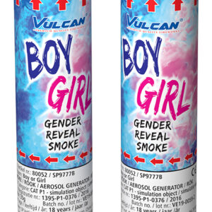 Gender reveal onthullende rook Blauw draadtrekker